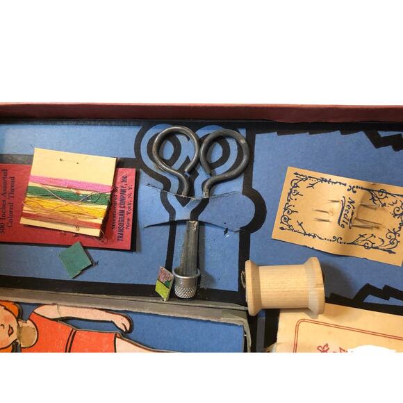 Vintage, rare, magic, sewing kit, 1938 USA made original box - Picture 10 of 14